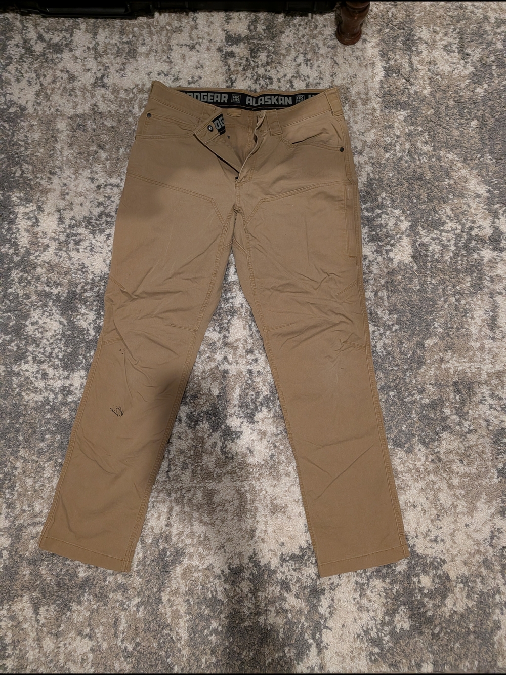 Duluth Trading Co Tan Work Chinos